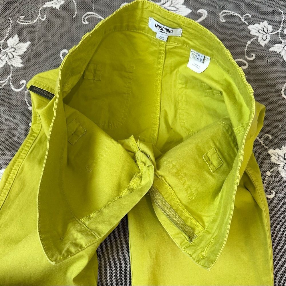 Vintage 90’s Moschino Bright Green Low Rise Pants - Picture 15 of 16